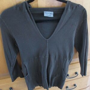 Michael Stars Brown Hoodie